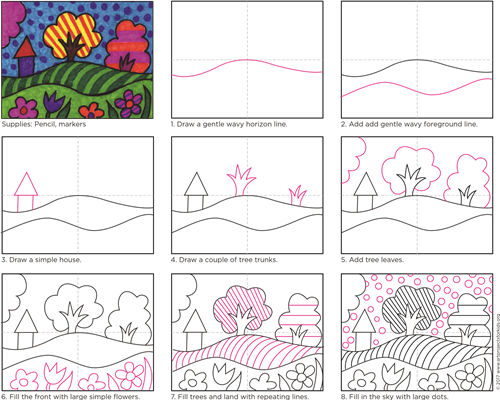 Pop Art Landscape 